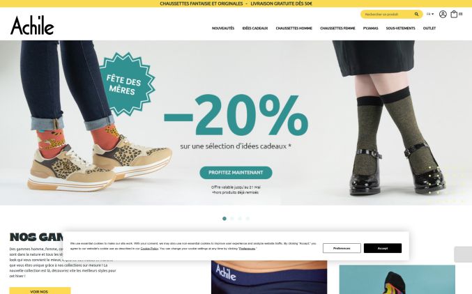 Capture de achile.com