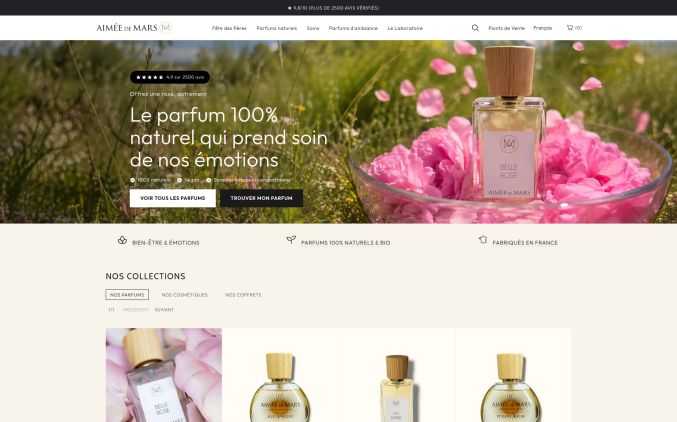 Capture de aimeedemars.com