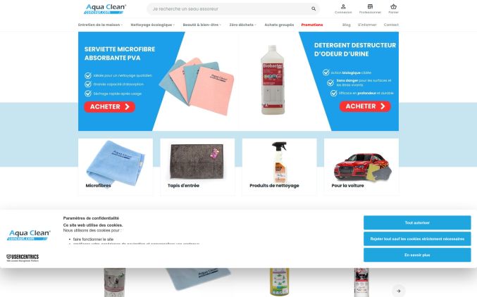 Capture de aquacleanconcept.com