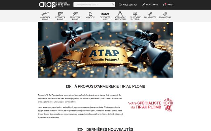 Capture de armurerie-tir-au-plomb.com