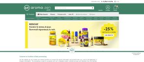 Capture de aroma-zen.com