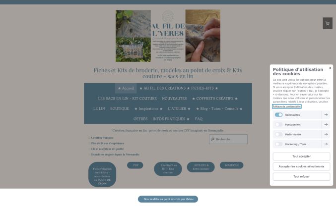 Capture de aufildelyeres.com