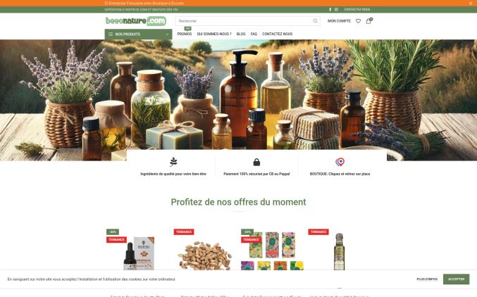 Capture de beeonature.com