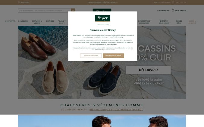 Capture de bexley.fr
