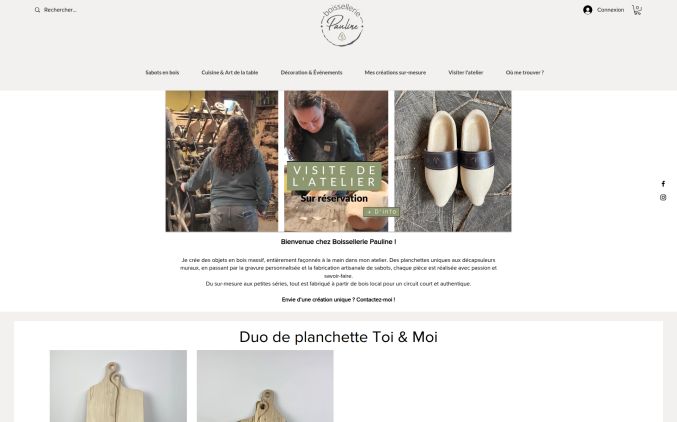 Capture de boissellerie-pauline.fr