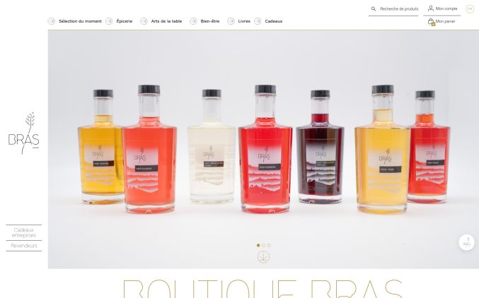 Capture de boutique.bras.fr