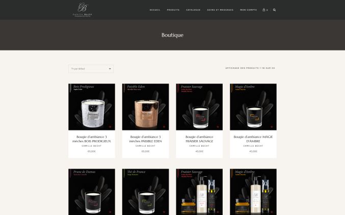 Capture de boutique.camillebecht.fr