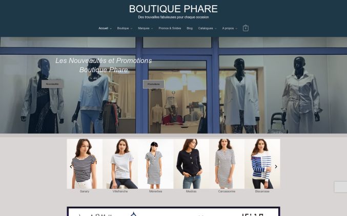 Capture de boutiquephare.com