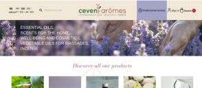 Capture de cevenaromes.com