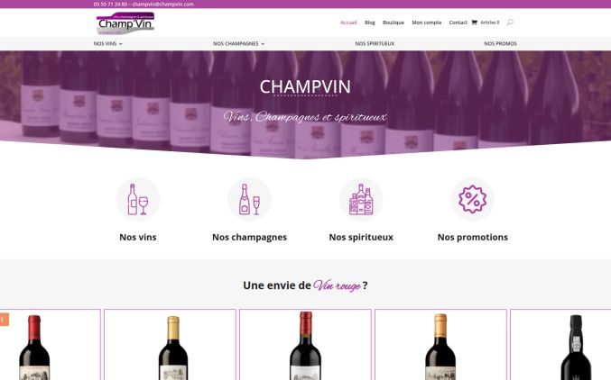Capture de champvin.com