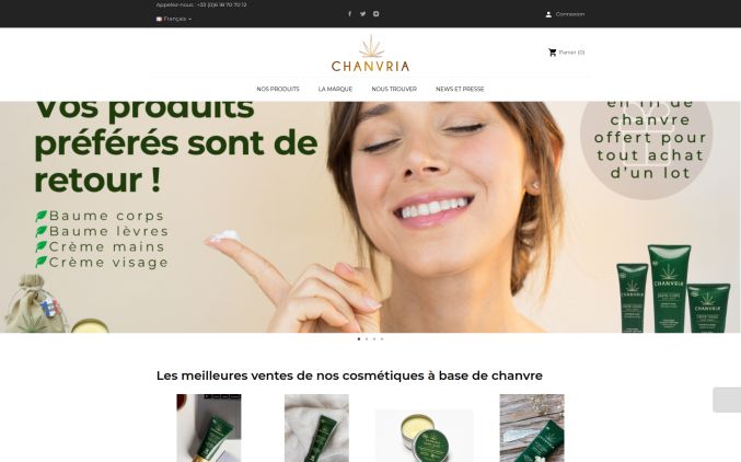 Capture de chanvria.fr