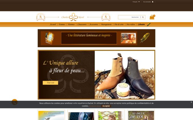Capture de charles-de-nevel.com