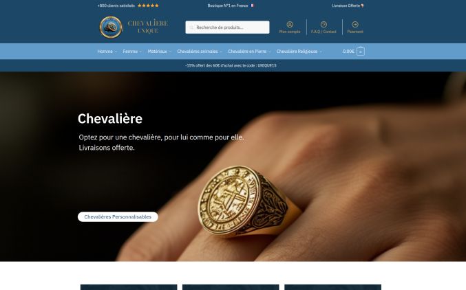 Capture de chevaliere.net