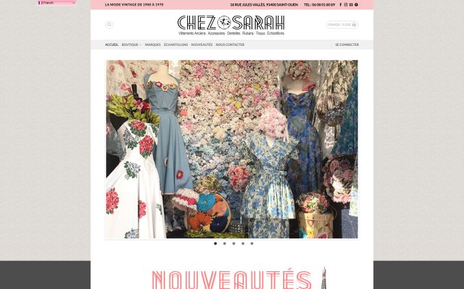Capture de chezsarah.net
