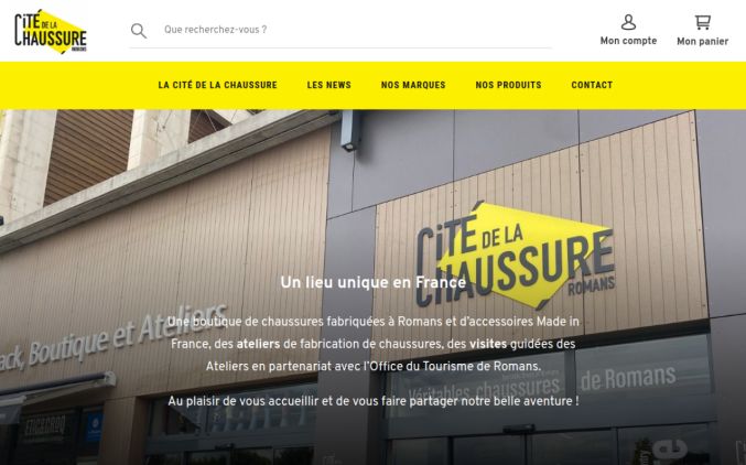 Capture de citedelachaussure.fr