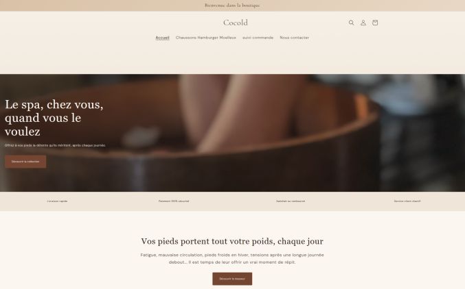 Capture de cocold-store.myshopify.com
