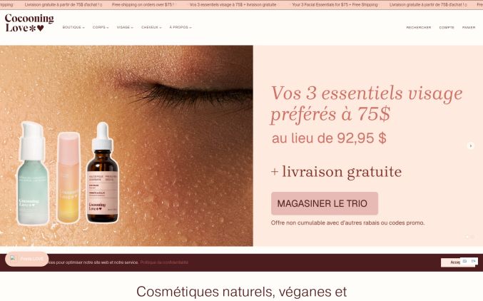 Capture de cocooninglove.com