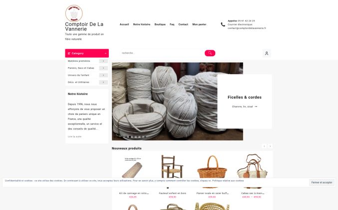 Capture de comptoirdelavannerie.fr