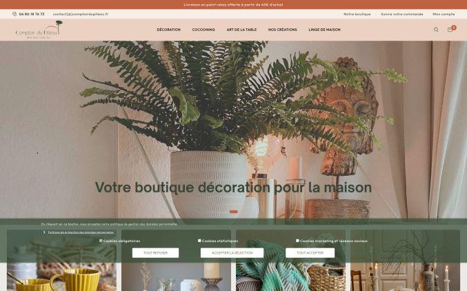 Capture de comptoirdupiteou.fr