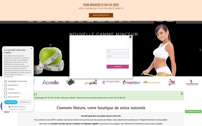 Capture de cosmeto-nature.com