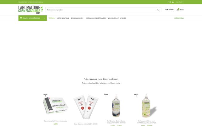 Capture de cosmetosource.com
