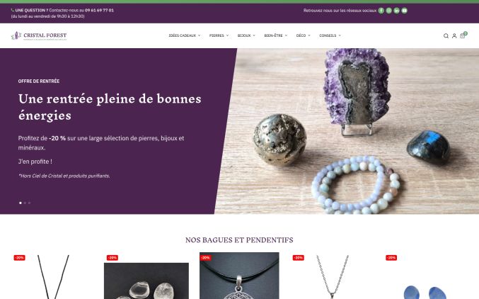 Capture de cristalforest.com