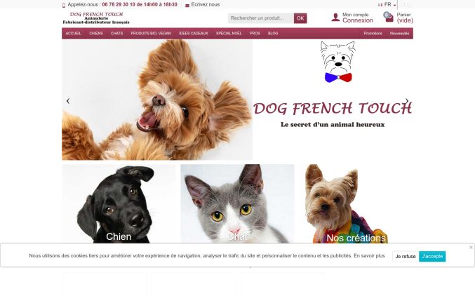 Capture de dogfrenchtouch.com