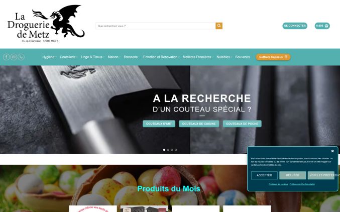 Capture de drogueriemetz.fr
