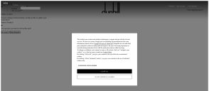 Capture de dunhill.com
