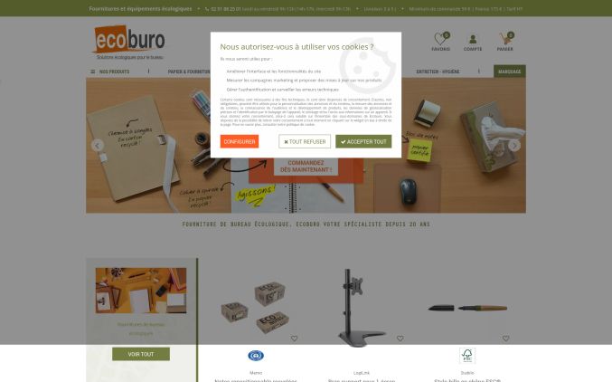 Capture de ecoburo.fr