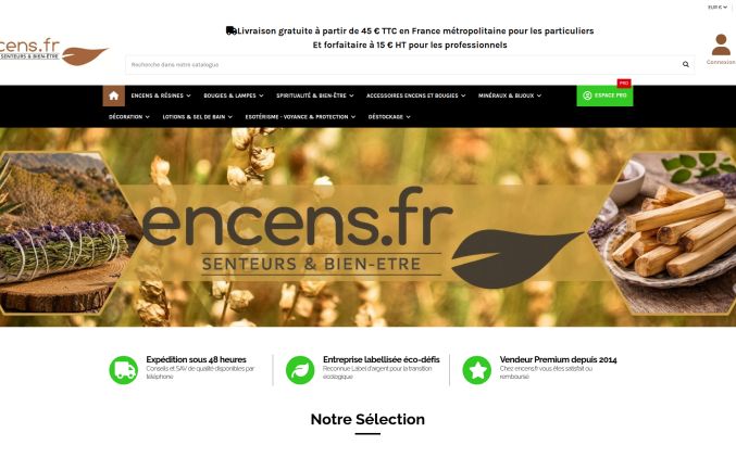 Capture de encens.fr
