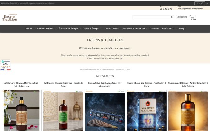 Capture de encens-tradition.com