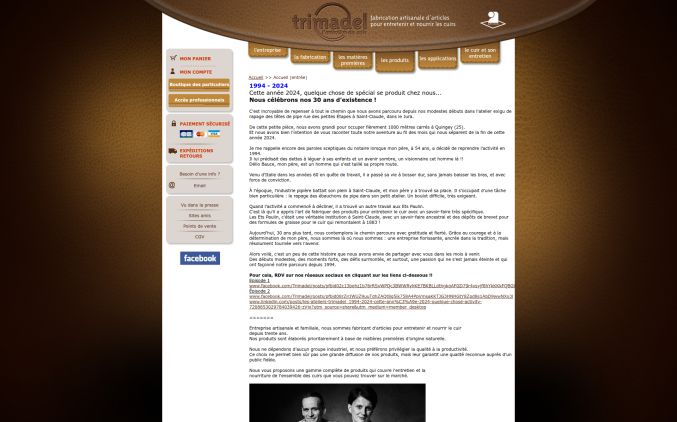 Capture de entretien-du-cuir.com