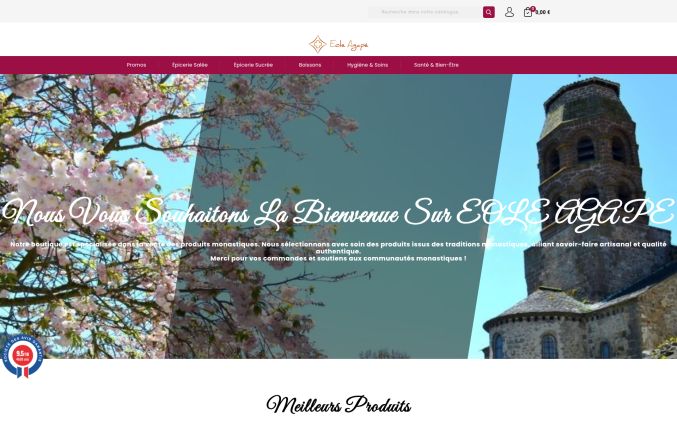 Capture de eole-agape.com