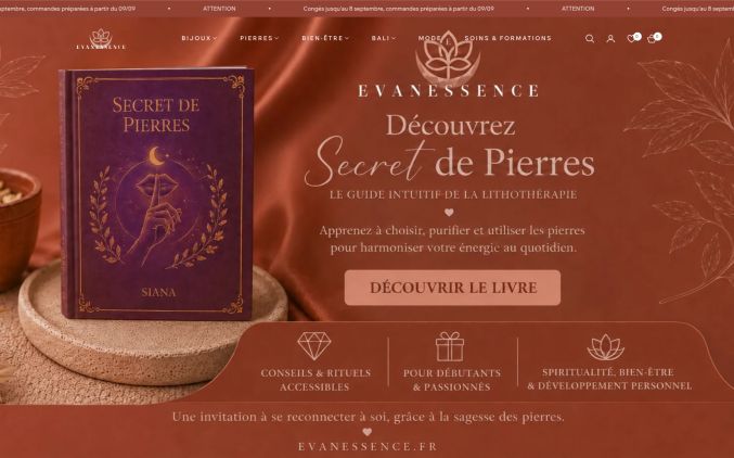 Capture de evanessence.fr