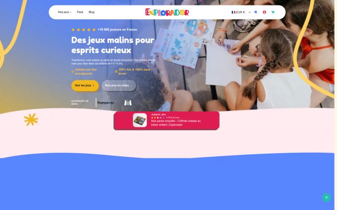 Capture de explorador.fr