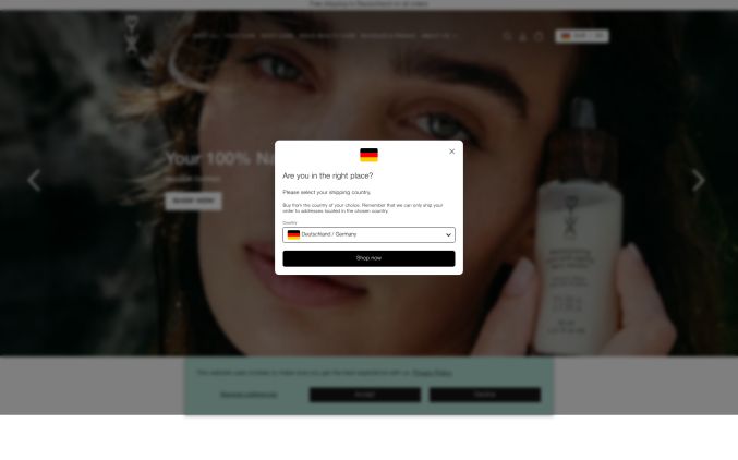 Capture de eywabeauty.com