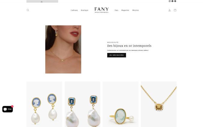 Capture de fany-store.com
