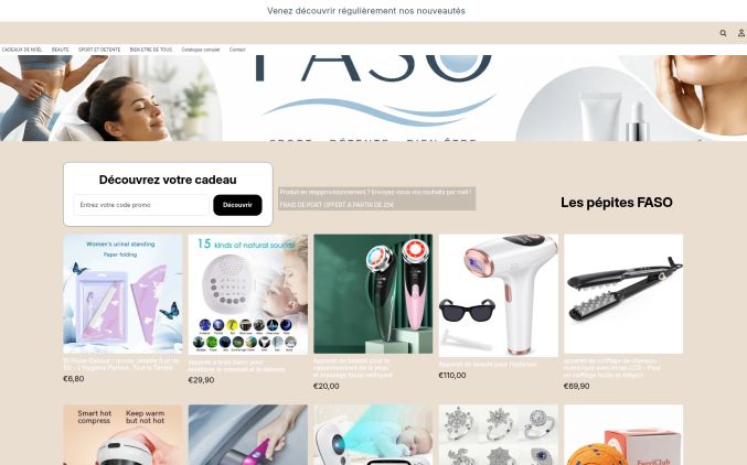 Capture de faso38.com