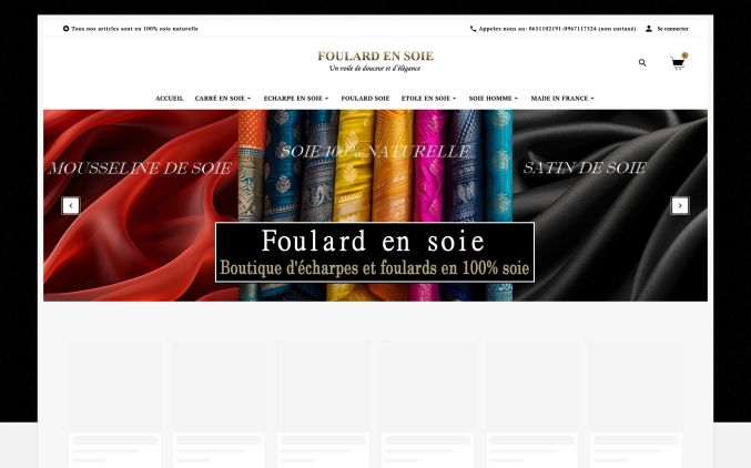 Capture de foulard-en-soie.fr