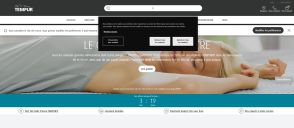 Capture de fr.tempur.com