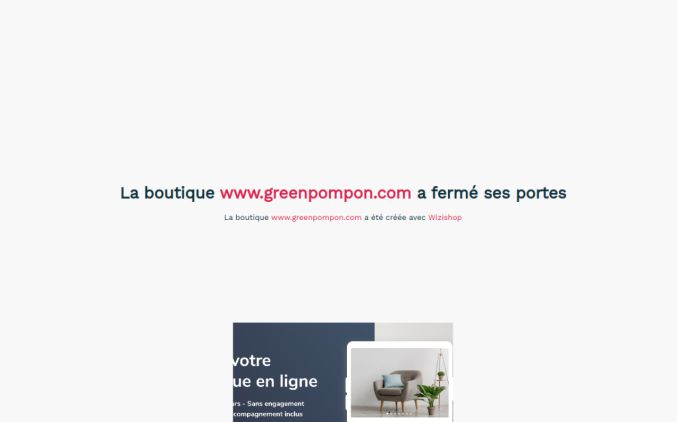 Capture de greenpompon.com