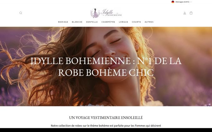 Capture de idylle-bohemienne.com