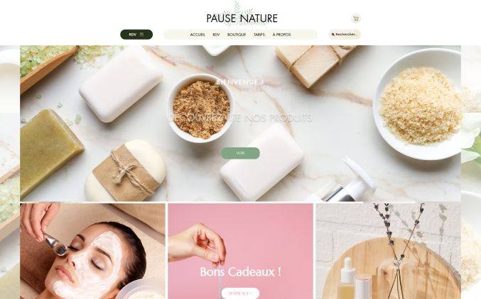 Capture de institutpausenature.com