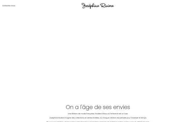 Capture de josephineriviere.com