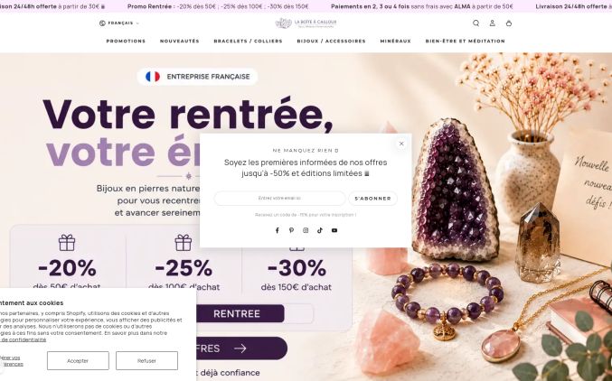 Capture de laboiteacailloux.com