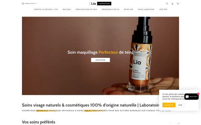 Capture de laboratoire-lia.com