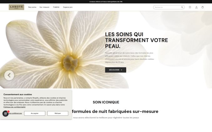 Capture de labote.com