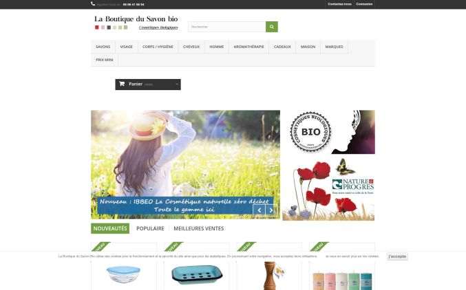 Capture de laboutiquedusavon.com