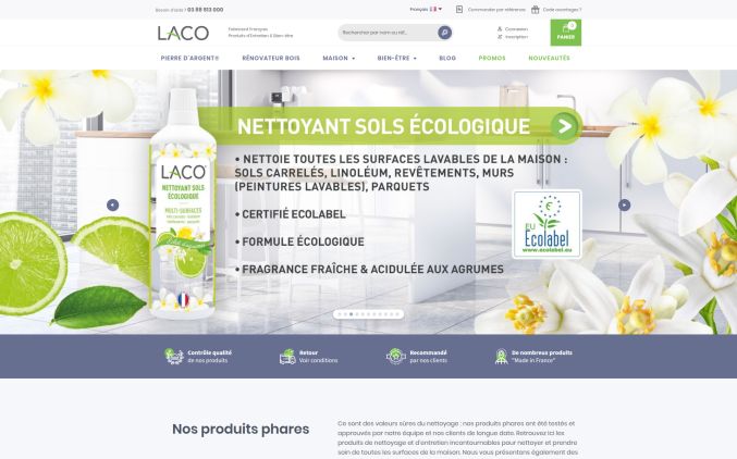 Capture de lacoshop.com